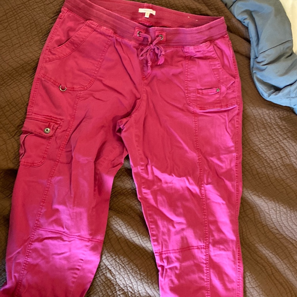 Pink capris